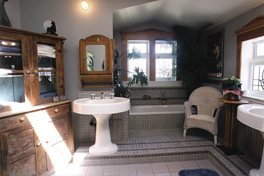 A Bathroom at Johnson Heritage House